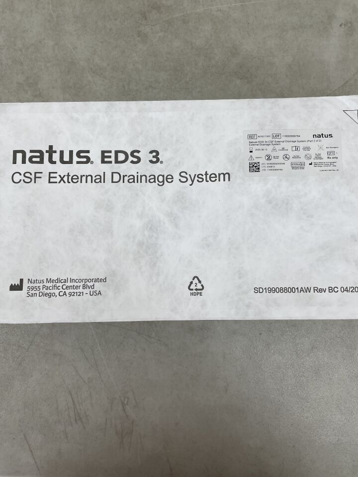 NT821730C - NATUS - EDS 3 CSF External Drainage System with Catheter, (EA) - ( Expiry Date: 2025-08-13 )