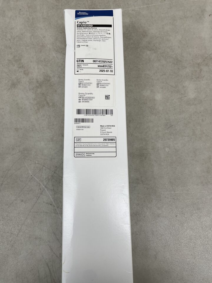 831232 - BOSTON SCIENTIFIC - Capio Standard Suture Capturing Device, 12 mm x 32 cm, (BX/4) - ( Expiry Date: 2025-07-10 )
