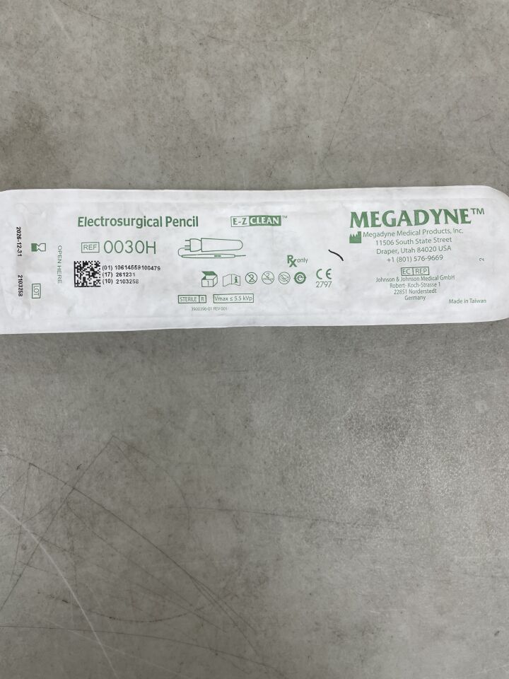 0030H - ETHICON - Lápiz basculante EZ Clean con funda (unidades) - (Fecha de caducidad: 31/12/2026)