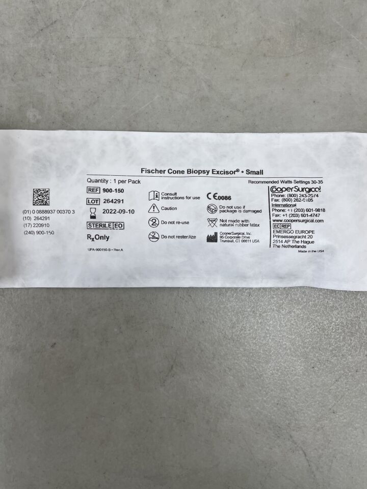 900-150 - COOPER SURGICAL - Fischer Cone Biopsy Excisor, Small, (EA) - ( Expiry Date: 2022-09-10 )