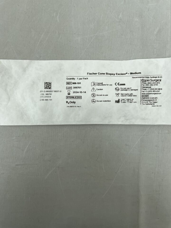 900-151 - COOPER SURGICAL - Fischer Cone Biopsy Excisor, Medium, (EA) - ( Expiry Date: 2025-05-17 )