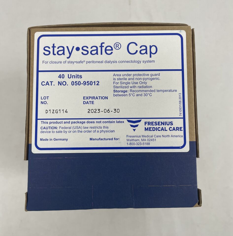 050-95012 - FRESENIUS MEDICAL - stay.safe Cap Peritoneal Dialsis Connectology System , (BX/40) - ( Expiry Date: 2025-03-31 )