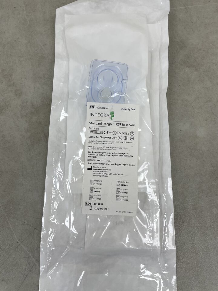 NL8501210 - INTEGRA - Standard Reservoir, Burr-Hole 1.5cm, 0.68ml, (EA) - ( Expiry Date: 2025-02-28 )