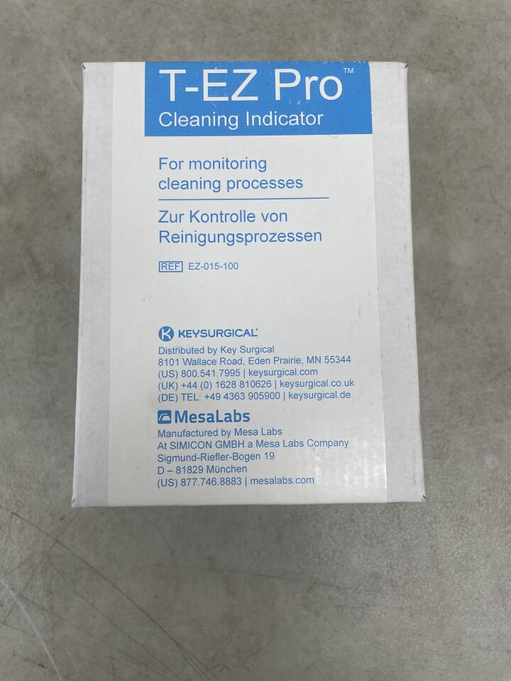 EZ-015-100 - KEY SURGICAL - T-EZ Pro Cleaning Indicator, (BX/15) - ( Expiry Date: 2025-06-30 )