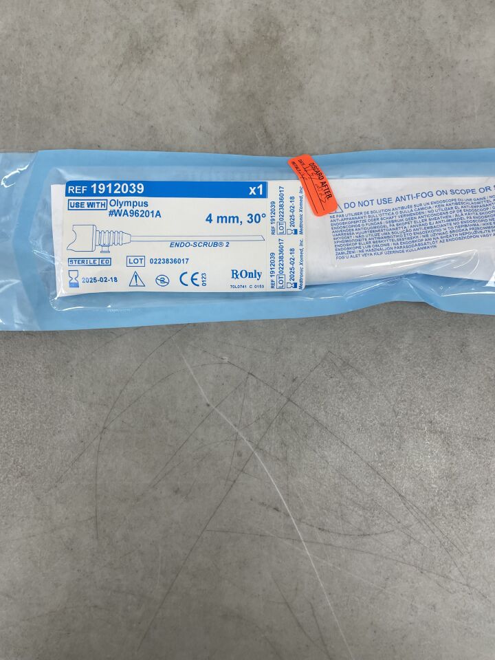 1912039 - MEDTRONIC - Endo-Scrub 2 Cleaning Sheath, For Olympus WA96201A HD Sinuscope, 4 mm Size, (EA) - ( Expiry Date: 2025-02-18 )