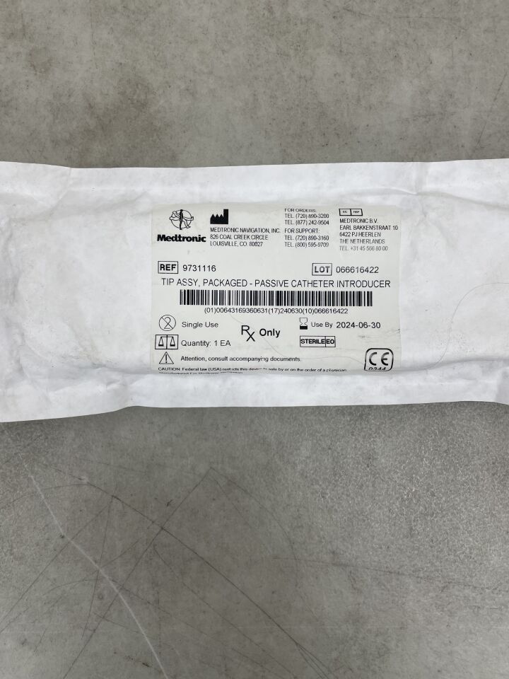9731116 - MEDTRONIC - Tip - Passive Catheter Introducer, (EA) - ( Expiry Date: 2024-06-30 )