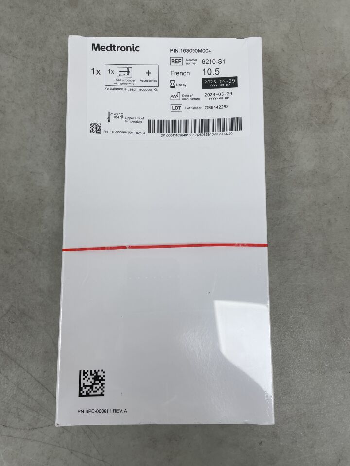 6210-S1 - MEDTRONIC - Percutaneous Lead Introducer - 10.5Fr, (BX/1) - ( Expiry Date: 2025-05-29 )