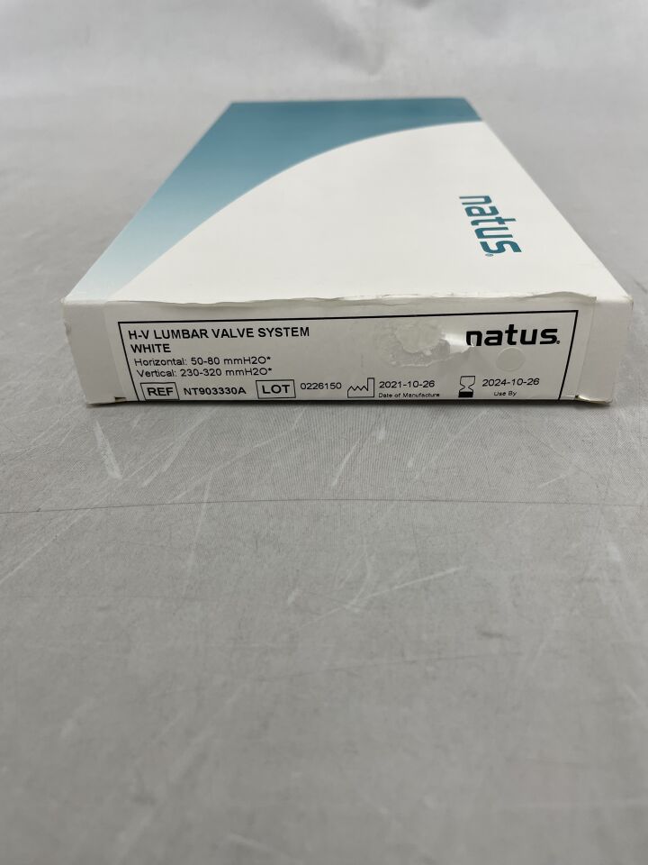 NT903330A - NATUS - H-V Lumbar Valve System, White, (BX/1) - ( Expiry Date: 2025-04-29 )