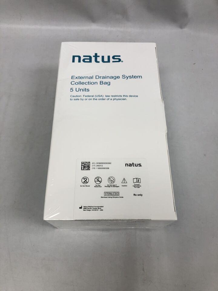 NT821732C - NATUS - External Drainage System Collection Bag, (BX/5) - ( Expiry Date: 2025-06-15 )