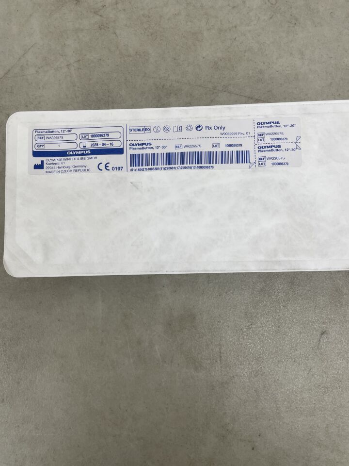 WA22657S - OLYMPUS - PlasmaButton HF-Resection Electrode For OES Pro Resectoscope, 24 Fr Size, 12 to 30° Button Tip, (EA) - ( Expiry Date: 2025-04-16 )