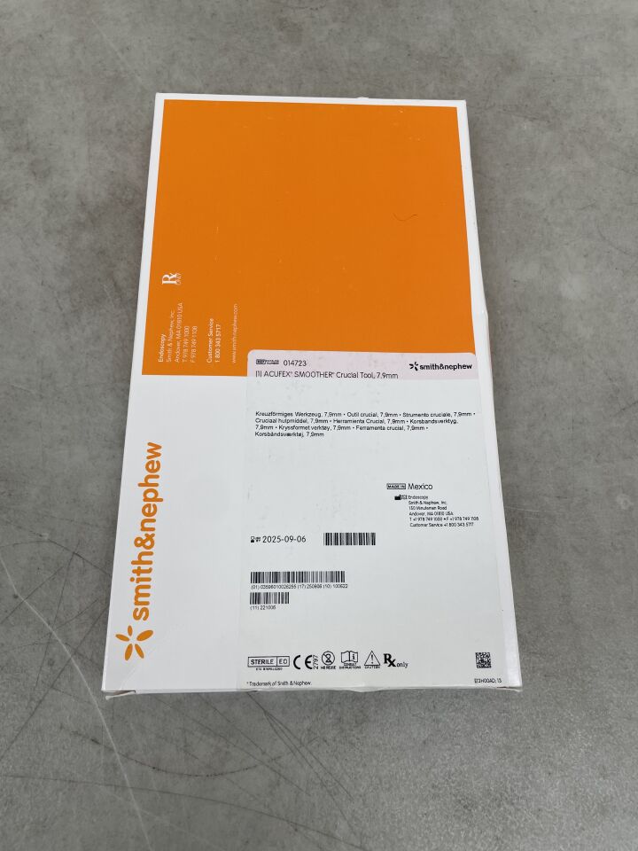 14723 - SMITH & NEPHEW - Acufex Smoother Crucial Tool, 7.9mm, (BX/1) - ( Expiry Date: 2025-09-06 )