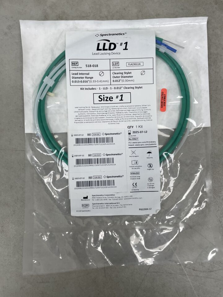 518-018 - SPECTRANETICS - LLD #1 Lead Locking Device, (EA) - ( Expiry Date: 2025-07-12 )