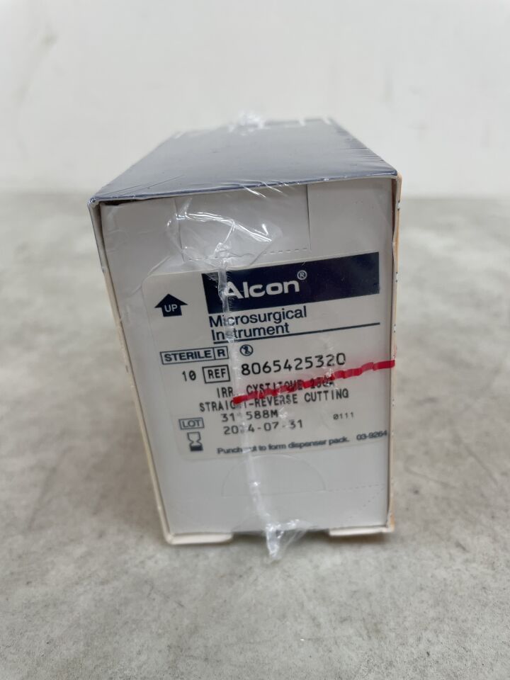 8065425320 - ALCON - Microsurgical Instrument Irrigating Cystitome 25GA, Straight-Reverse Cutting, (BX/10) - ( Expiry Date: 2024-07-31 )