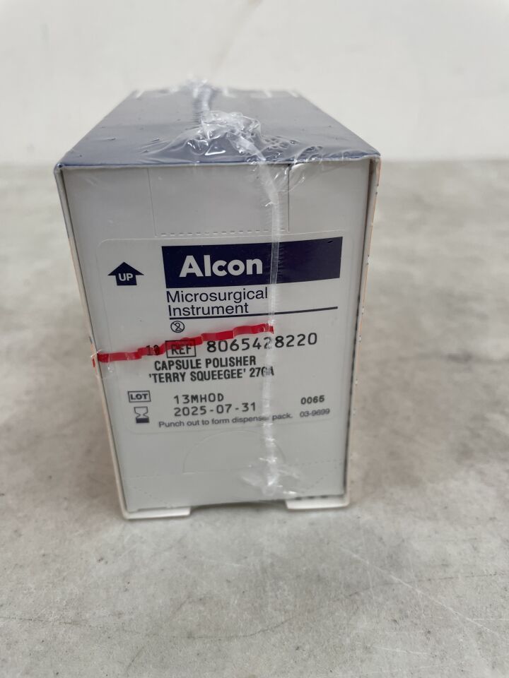 8065428220 - ALCON - 27G Capsule Polisher, Terry Squeegee, (BX/10) - ( Expiry Date: 2025-07-31 )