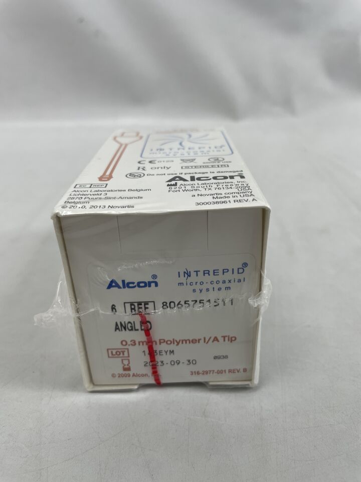 8065751511 - ALCON - intrepid 0.3mm polymer i/a tip, 35° bent, (BX/6) - ( Expiry Date: 2023-09-30 )