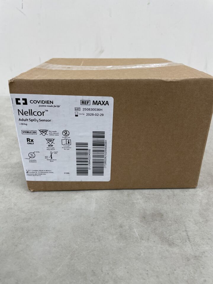 MAXA - COVIDIEN - Nellcor 成人 SpO2 感測器,( BX/24 ) -(有效期限:2028-02-29)