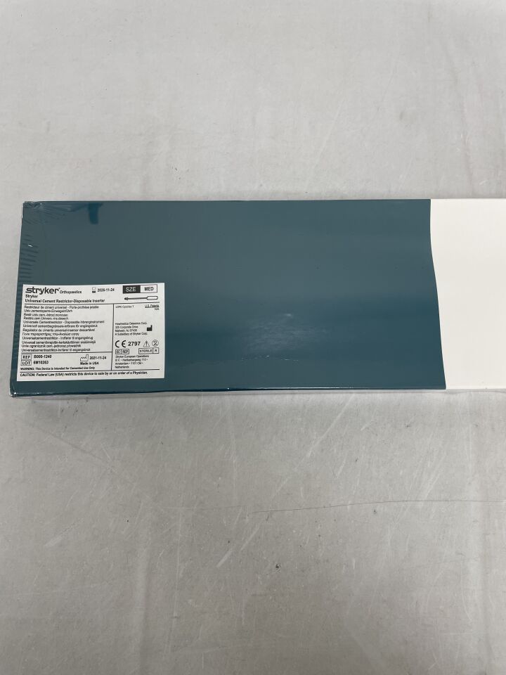 B000-1240 - STRYKER - Universal Cement Restrictor, Medium , ( BX/1 ) - ( Expiry Date : 2026-11-24 )