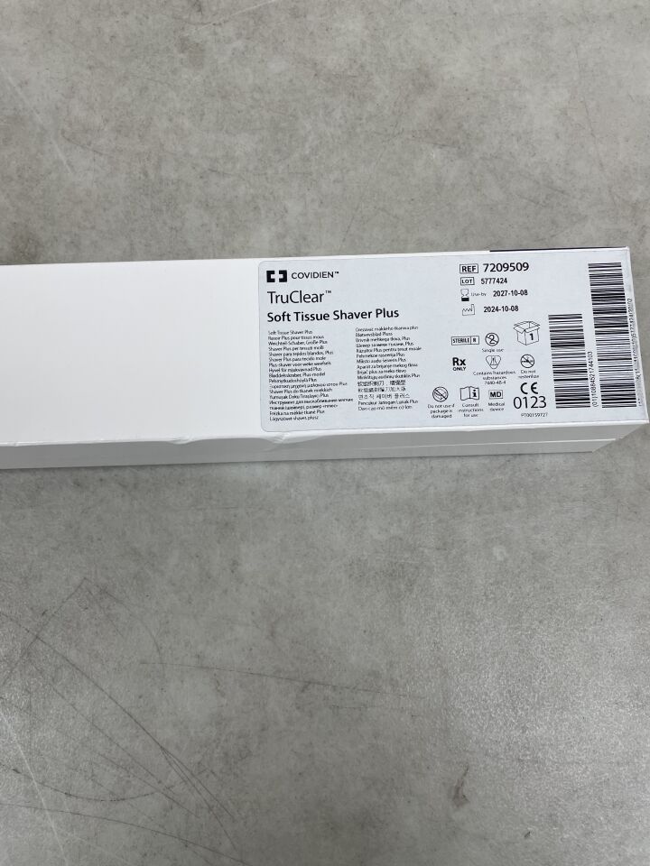 7209509 - COVIDIEN - TruClear 軟組織刮鬍刀 Plus 4.0mm,(盒/1)-(有效期限:2027-10-08)