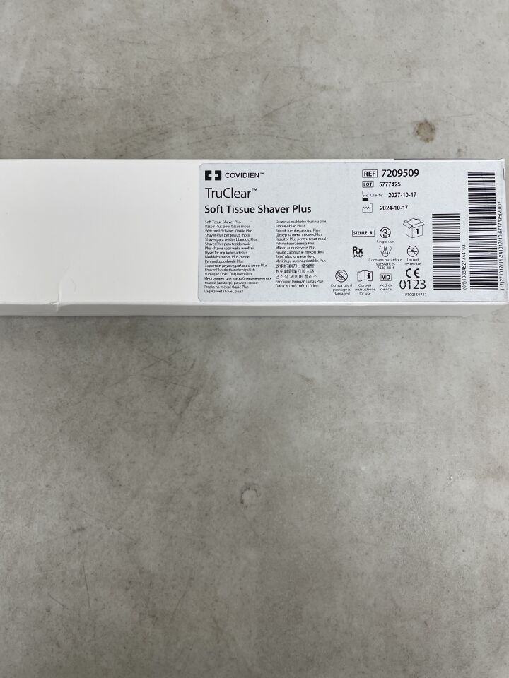 7209509 - COVIDIEN - TruClear 軟組織刮鬍刀 Plus 4.0mm,(盒/1)-(有效期限至:2027-10-17)