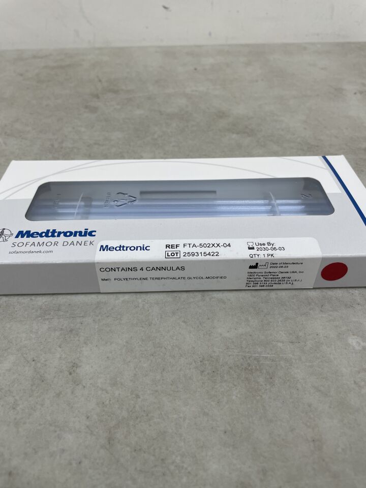 FTA-502XX-04 - MEDTRONIC - Polyethylene Terephthalate Glycol-Modified , ( BX/1 ) - ( Expiry Date : 2030-06-03 )