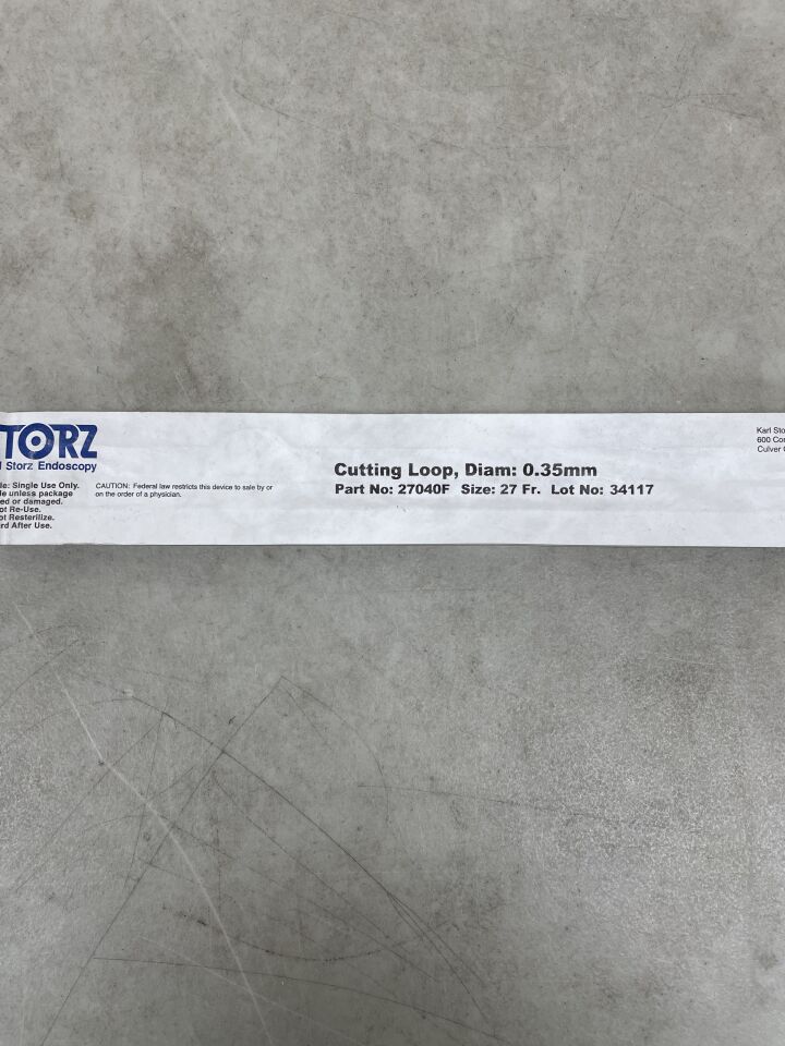 27040F - STORZ - Monopolar Cutting Loop Electrode, 27 Fr Size, Brown , ( EA ) - ( Expiry Date : 2099-12-31 )