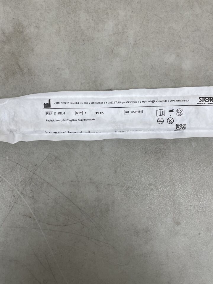 27147EL-S - STORZ - 11F Coagulating Electrode, Angled, Blunt, Green , ( EA ) - ( Expiry Date : 2099-12-31 )
