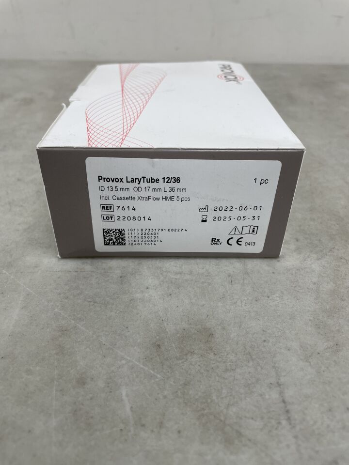 7614 - ATOS MEDICAL - Provox LaryTube Standard 12/36, 13.5 ID, 17.0 OD, 36 L, (BX/1) - ( Expiry Date: 2025-05-31 )