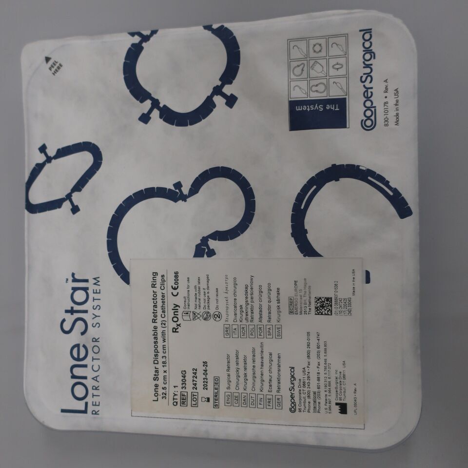 3304G - COOPER SURGICAL - Lone Star Self-Retaining Retractor Ring, 32.5 x 18.3 cm, (BX/1) - ( Expiry Date: 2025-01-06 )