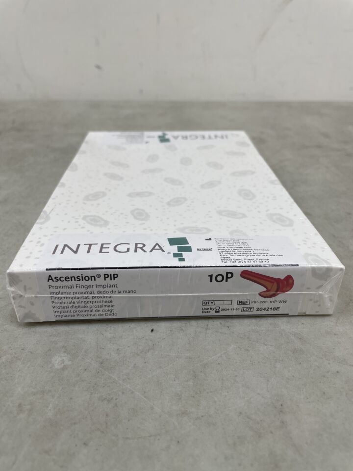 PIP-200-10P-WW - INTEGRA - PyroCarbon PIP Total Joint System, Joint Replacement Device Finger Implant, Size 10 Proximal Component, (BX/1) - ( Expiry Date: 2024-11-30 )