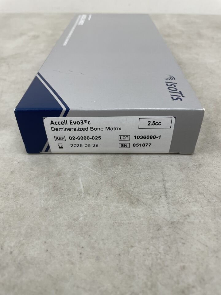02-6000-025 - ISOTIS - Accell Evo3c Putty Syringe, 2.5cc, (BX/1) - ( Expiry Date: 2025-06-28 )