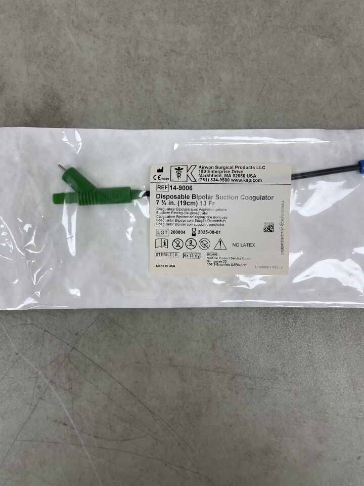 14-9006 - KIRWAN - Bipolar Suction Coagulator, 13F x 7.5", (EA) - ( Expiry Date: 2025-08-01 )