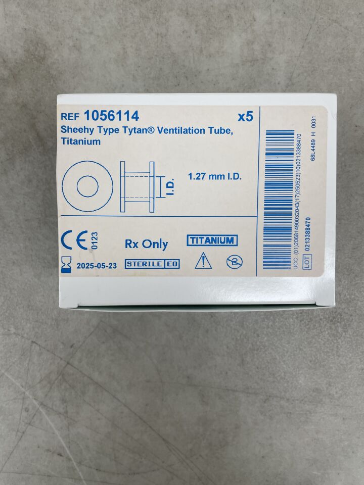 1056114 - MEDTRONIC - Sheehy Collar Button, 1.27 mm ID, 3.1 mm IFD, Tytan Titanium, (BX/5) - ( Expiry Date: 2025-05-23 )