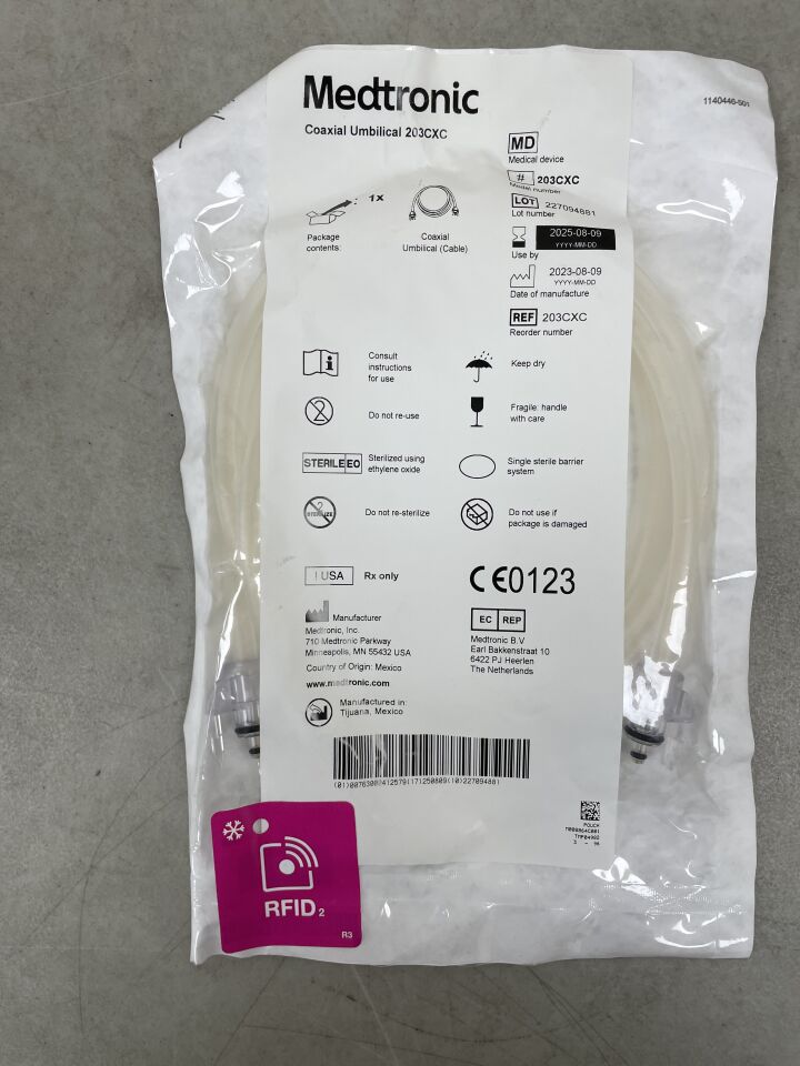 203CXC - MEDTRONIC - Coaxial Umbilical Cable, (EA) - ( Expiry Date: 2025-08-09 )