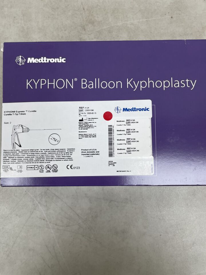 A13A - MEDTRONIC - Kyphon Express Curette T-Tip 7.0mm, Size 2, (BX/1) - ( Expiry Date: 2025-02-15 )
