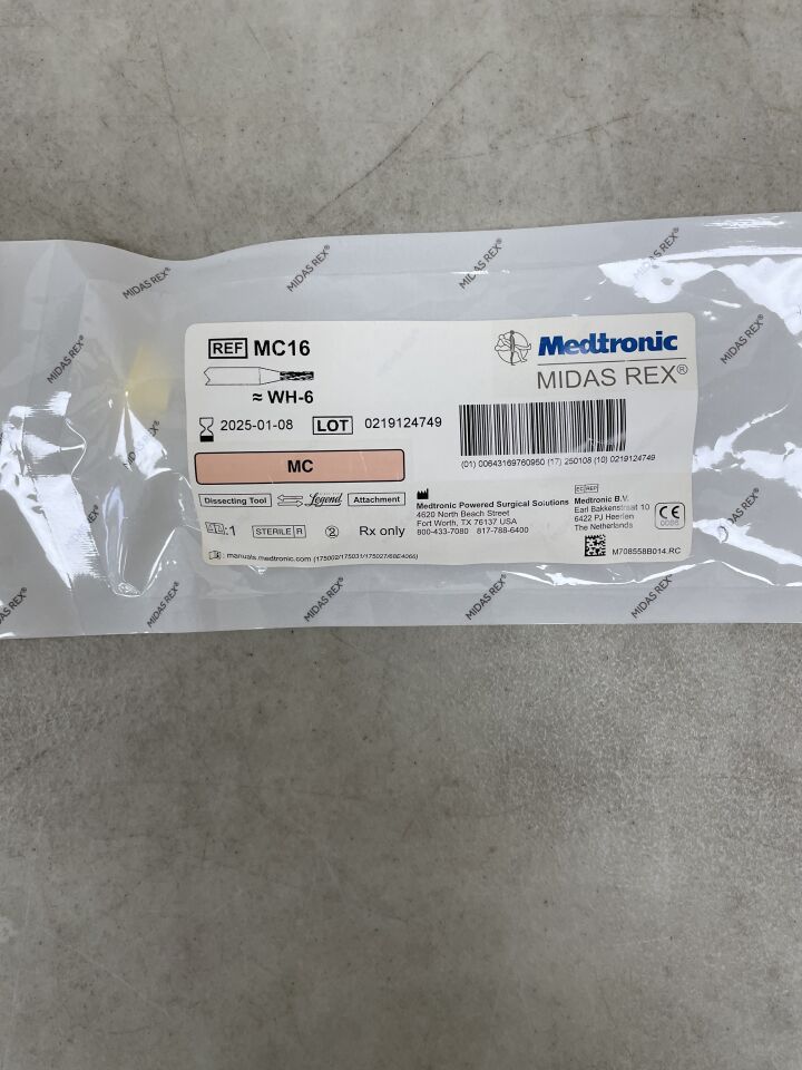 MC16 - MEDTRONIC - Midas Rex Legend Metal Cutter Carbide 1.6mm x 6.4mm, (EA) - ( Expiry Date: 2025-01-08 )