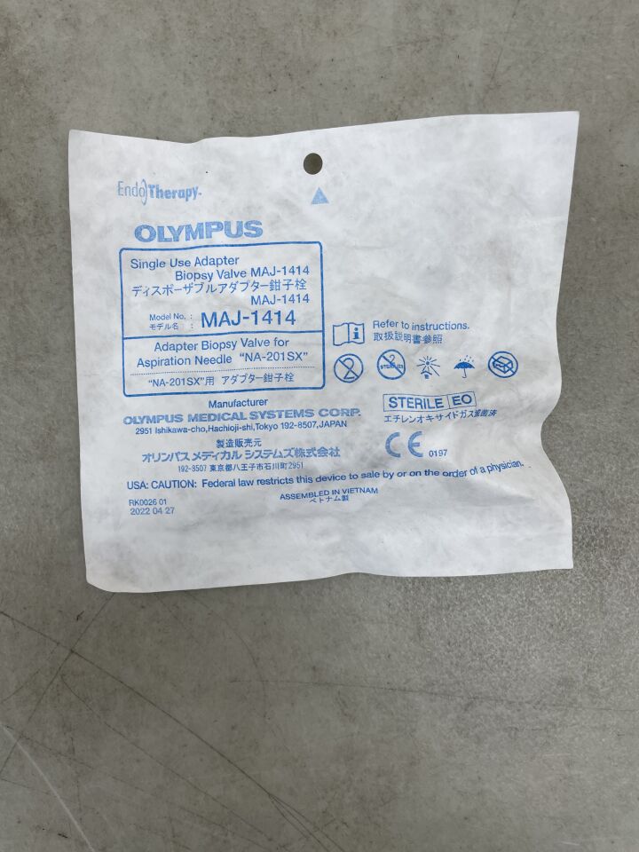MAJ-1414 - OLYMPUS - Biopsy Valve, For Olympus BF EBUS Scopes, (EA) - ( Expiry Date: 2025-07-31 )