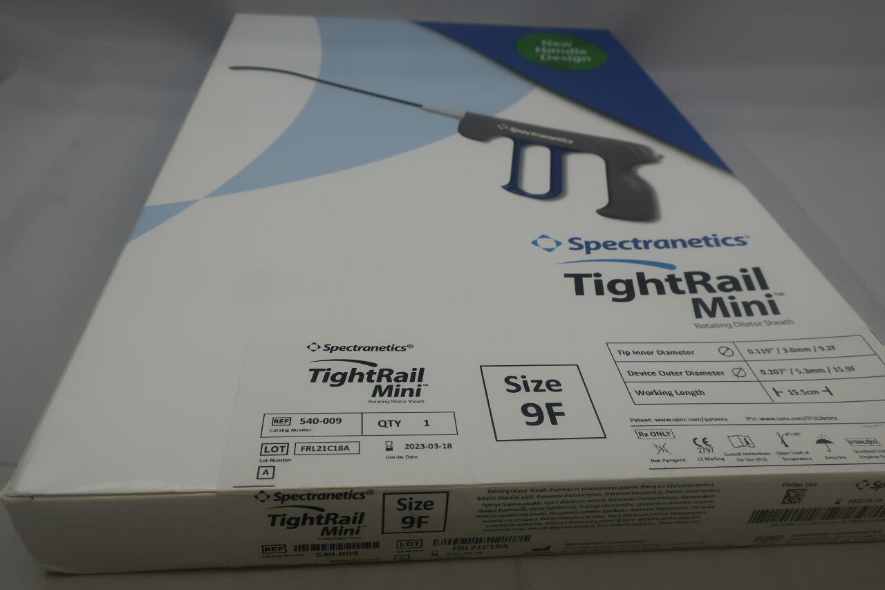 540-009 - SPECTRANETICS - TightRail Mini 9F Rotating Dilator Sheath, (BX/1) - ( Expiry Date: 2025-03-29 )