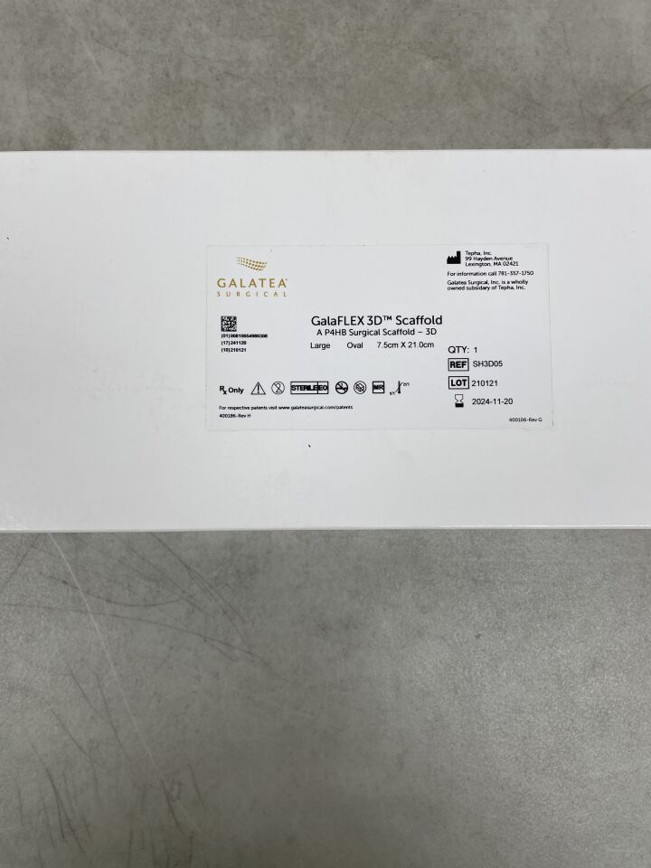 SH3D05 - TEPHA - GalaSHAPE 3D Shaped Bioresorbable Surgical Sca, (BX/1) - ( Expiry Date: 2024-11-20 )