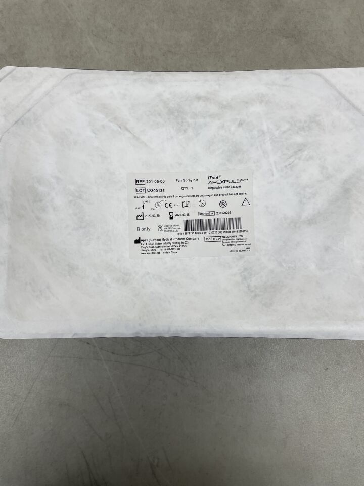 201-05-00 - APEX MEDICAL - iTool ApexPulse Pulse Lavage Fan Spray Kit, (EA)