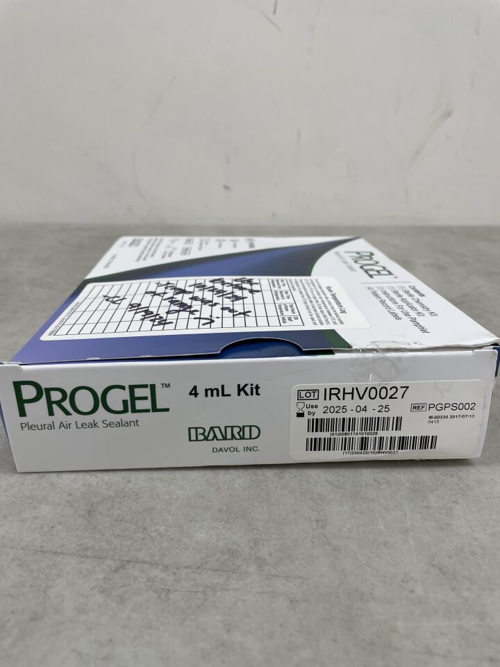 PGPS002 - BARD - progel pleural air leak sealant, 4ml, (BX/1) - ( Expiry Date: 2025-04-25 )