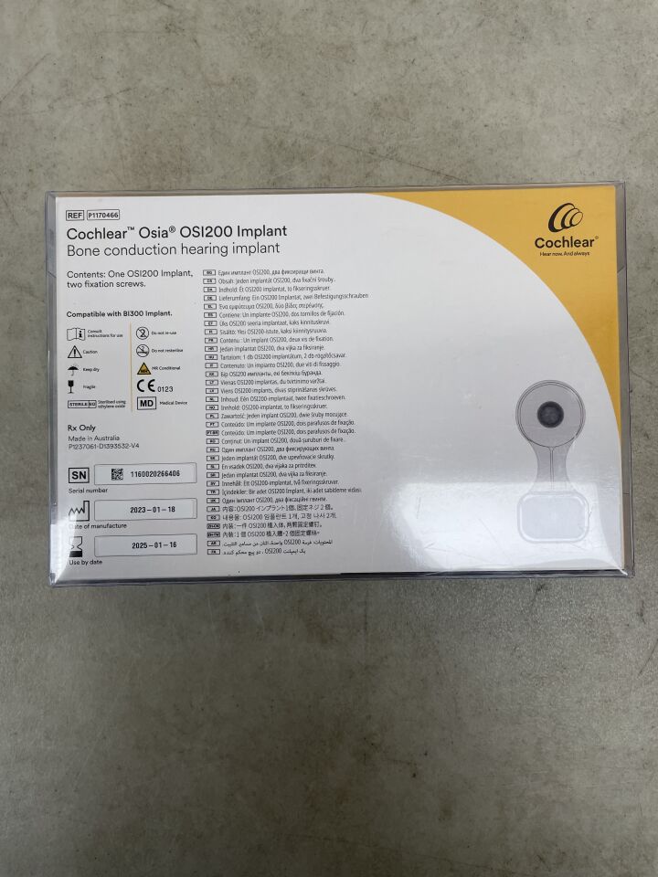 P1170466 - COCHLEAR - Osia Bone Conduction Hearing OSI200 Implant, (BX/1) - ( Expiry Date: 2025-01-16 )