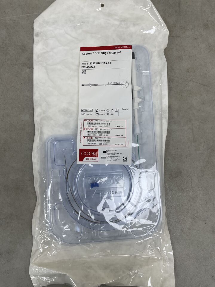 G30361 - COOK - Captura Grasping Forcep Set - 2.8Fr x 115cm, (EA) - ( Expiry Date: 2025-08-11 )