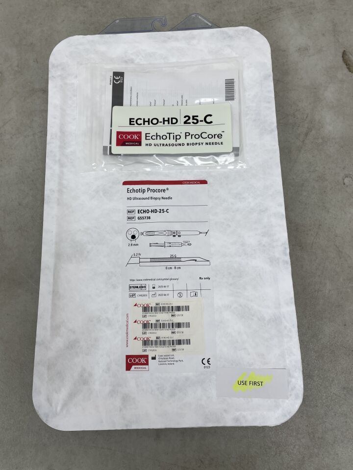 G55738 - COOK - EchoTip Procore HD Ultrasound Biopsy Needle, 25G, (EA) - ( Expiry Date: 2015-06-30 )