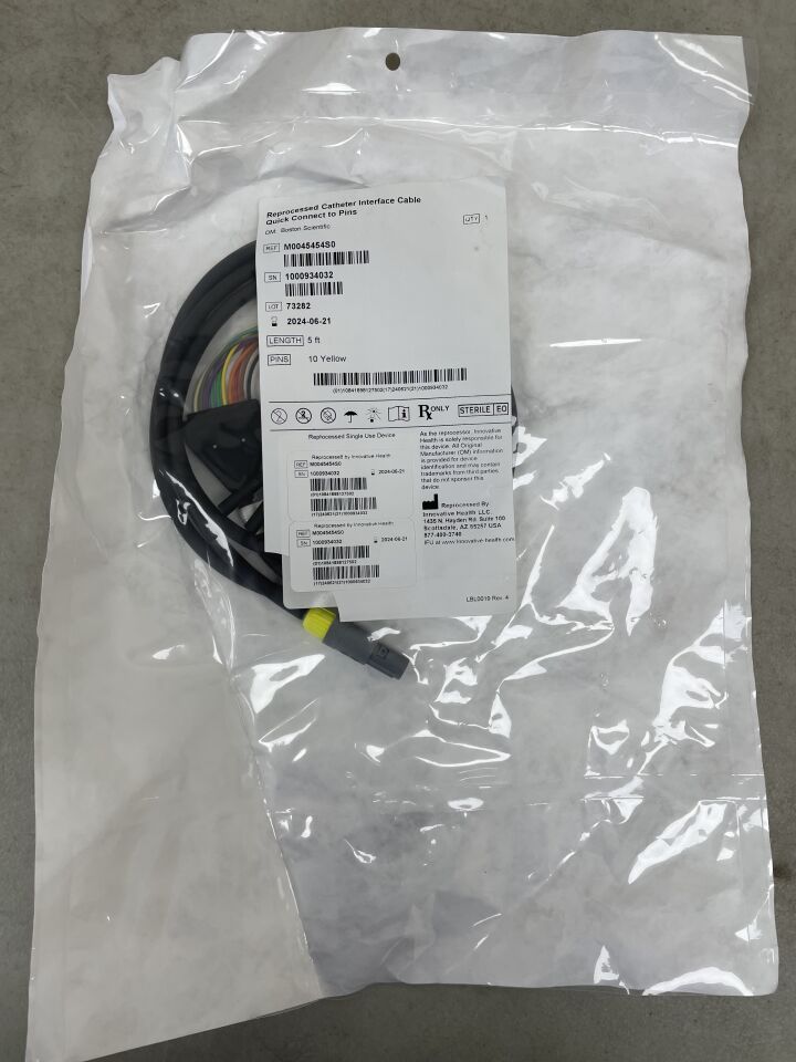 5454SREP - INNOVATIVE HEALTH - BOSTON SCIENTIFIC Electrophysiology Cable - Quick Connect to Pins, Quadripolar, (EA) - ( Expiry Date: 2024-06-21 )
