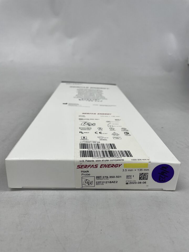 0279-350-501 - STRYKER - Serfas Energy: Hook, 3.5mm, (BX/1) - ( Expiry Date: 2024-11-06 )