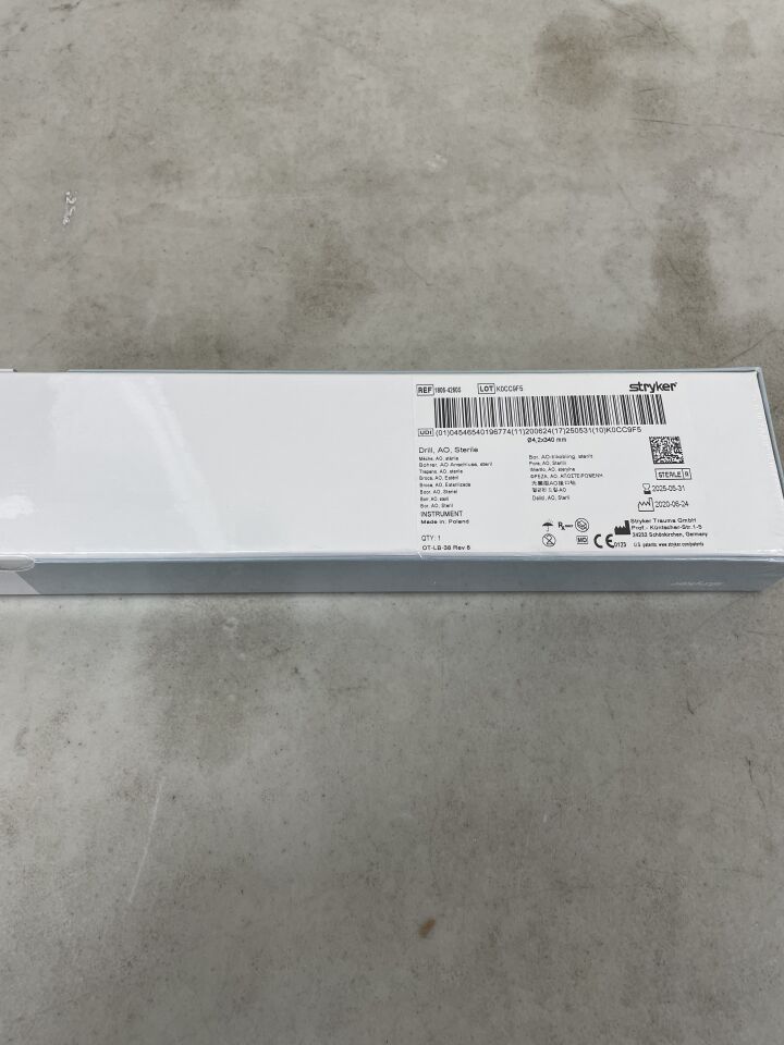 1806-4260S - STRYKER - AO Drill 4.2mm x 340mm, (BX/1) - ( Expiry Date: 2025-05-31 )