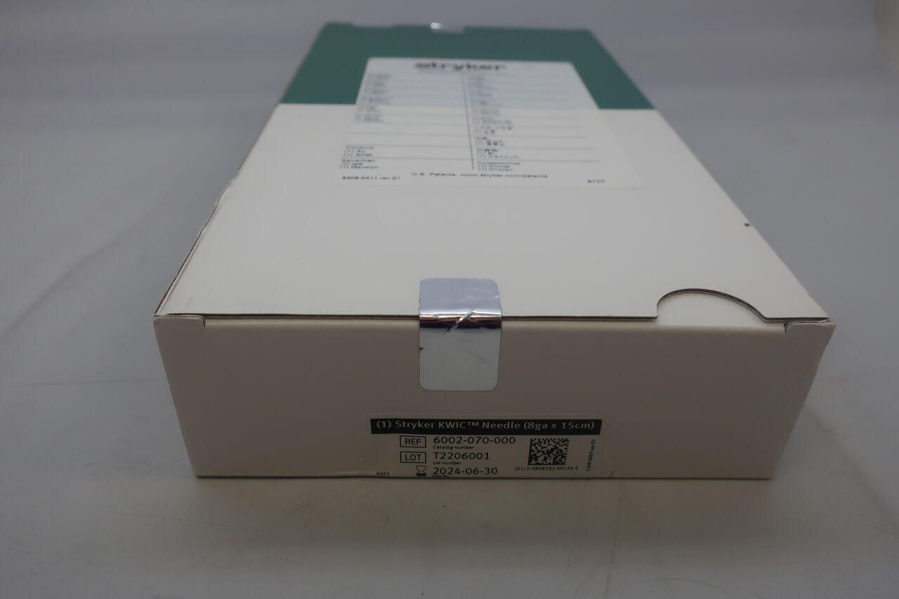 6002-070-000 - STRYKER - KWIC Needle, 8G x 15cm, (BX/1) - ( Expiry Date: 2025-04-30 )
