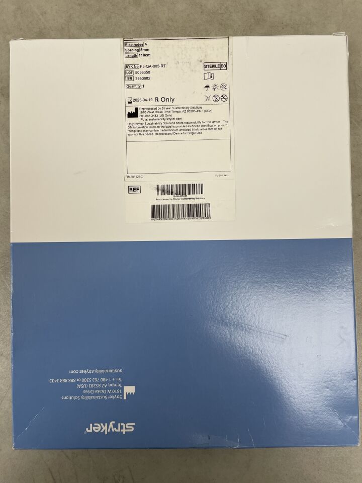 F5-QA-005-RT-REP - STRYKER - Biosense Webster Electrophysiology Catheter - Fixed Curve - NON NAV - 5mm - A-Josephson Type/Yellow - 5Fr x 110cm, (BX/1) - ( Expiry Date: 2025-04-19 )