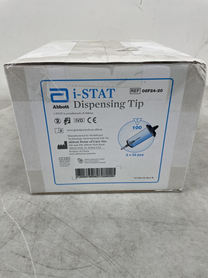 06F24-20 - ABBOTT - Punta dispensadora i-STAT para analizador de sangre portátil i-STAT (CS/100) - (Fecha de caducidad: 2099-12-31)