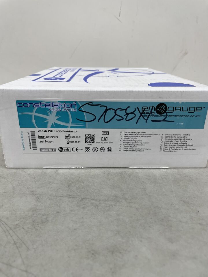 8065751572 - ALCON - Engauge 25 GA Pik Endoilluminator, (BX/12) - ( Expiry Date: 2025-07-31 )